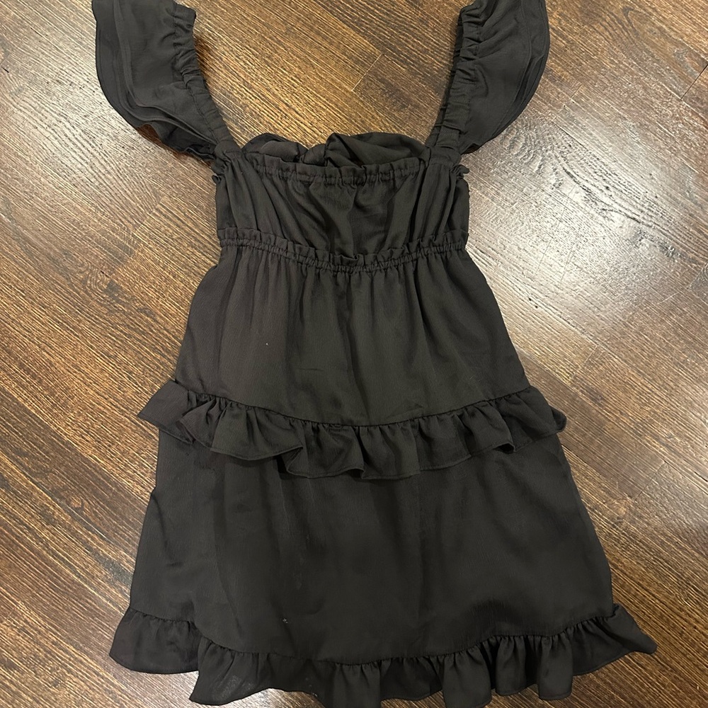 WeWoreWhat Ruffle Mini Dress